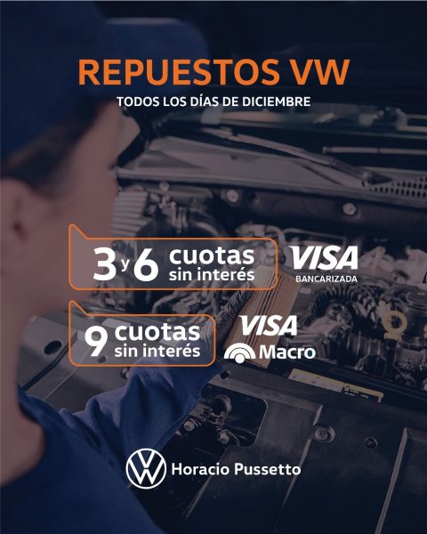 Promociones Bancarias Repuestos – 3, 6 y 9 cuotas
